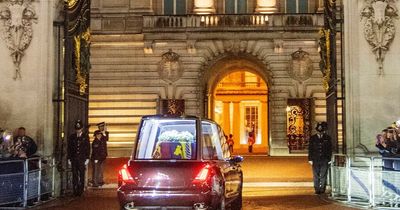 Queen’s family pay respects as she spends final night at Buckingham Palace
