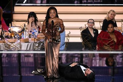 Who is Emmy winner Quinta Brunson ... besides the woman who had to step over Kimmel?