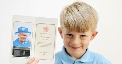 Five-year-old Birtley boy receives one of the final letters sent by the Queen - a day after her death