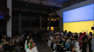 Ukraine Designer Evokes the Pain of War at NY Fashion Show