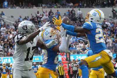 How Chargers’ Asante Samuel Jr. and company guarded Raiders WR Davante Adams in Week 1