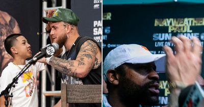 Jake Paul has cap stolen by teenage fan in repeat of Floyd Mayweather stunt