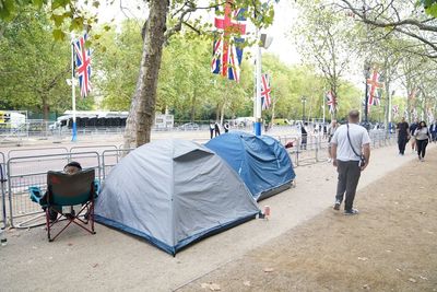 Royal superfans camped on Mall for Queen’s funeral told by police to pack up tents