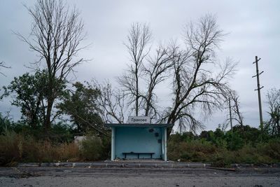 Hasty Russian retreat leaves a devastated Ukrainian village