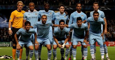 What happened to Man City's first ever Champions League line up