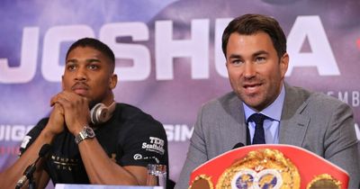 Eddie Hearn reveals how Anthony Joshua really reacted to Tyson Fury fight offer