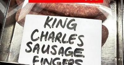 Butcher starts selling 'King Charles III sausage fingers' to celebrate new monarch