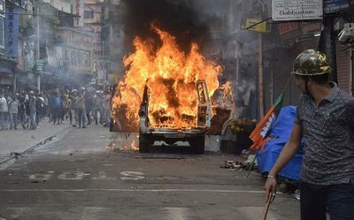 Bengal BJP protest | Four arrested in assault of Kolkata police officer; State lawless under Mamata Banerjee, says BJP