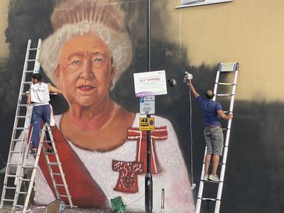 Queen mural in Hounslow divides opinion ahead of state funeral