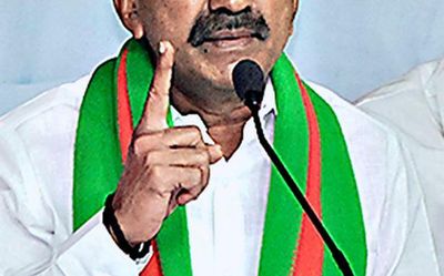Murder of democracy, says Eatala Rajender