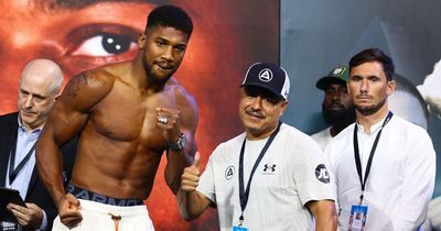 Anthony Joshua's coach admits he has had no say in accepting Tyson Fury fight