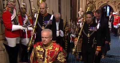 Queen's loyal footman 'Tall Paul' who joined procession to honour the Monarch