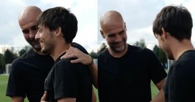 Man City great David Silva and Pep Guardiola make cheeky Man United jibe following Real Sociedad triumph