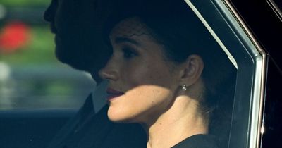 Meghan Markle wears earrings Queen bought her for special day out together