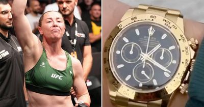 UFC star Molly McCann shows off Rolex watch from Drake after winning bet