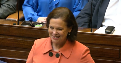 Dail erupts with laughter as Ceann Comhairle accidently 'promotes' Mary Lou McDonald to Taoiseach