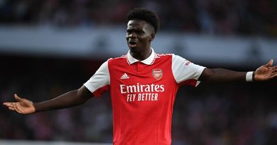 Arsenal's Premier League squad confirmed as Bukayo Saka and William Saliba absence explained