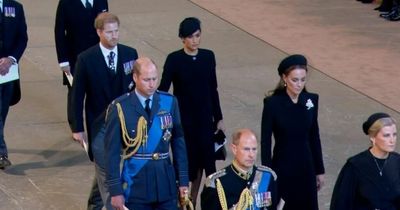 BBC viewers confused over Harry and Meghan's show of affection at Queen's procession