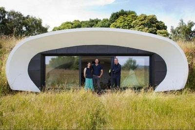 Latest Grand Designs sees ambitious couple set out to build a concrete spaceship home in a hillside quarry