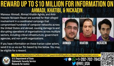 US indicts Iranians who hacked power company, women's shelter