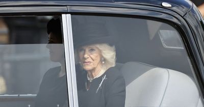 Camilla's right-hand woman who travelled with her to Queen's procession