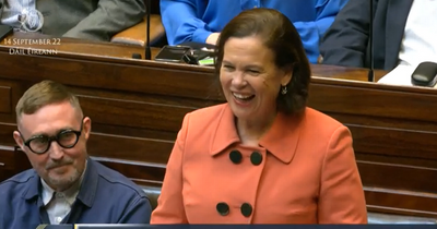 Dail erupts with laughter as Mary Lou McDonald introduced as Taoiseach during return