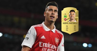 Gabriel Martinelli's FIFA 23 rating revealed - and it's staggeringly low for Arsenal star