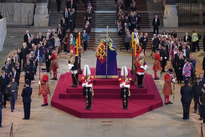 Tears flow as mourners pay last respects to the Queen in Westminster Hall