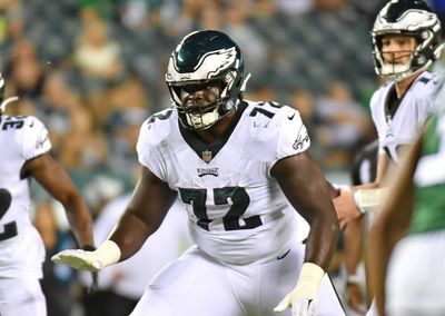 Lions sign OL Kayode Awosika from the Eagles practice squad