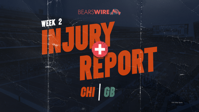 Bears Week 2 injury report: Velus Jones returns to practice Wednesday