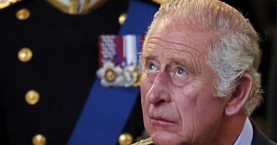 Charles' resolve falters as faces of mourning King and red-eyed royals etched in pain