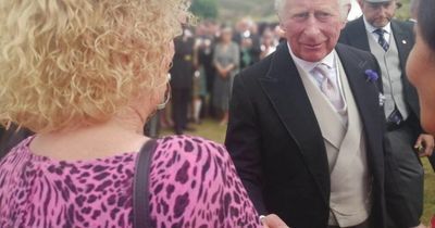 Irvine woman recalls garden party meeting with future King as Queen's death bring backs memory