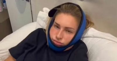 Sam Thompson makes jibe at girlfriend Zara McDermott during her dental surgery recovery