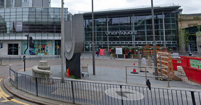 Young man dies suddenly at Scots shopping centre as emergency services rush to scene