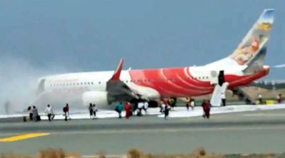 Air India Express Aircraft Catches Fire in Muscat