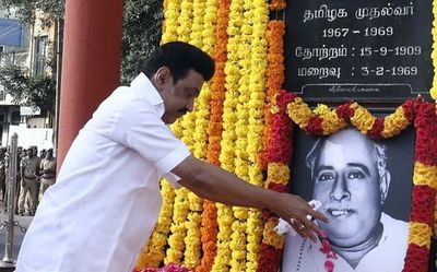 C.N. Annadurai birth anniversary | Tamil Nadu Chief Minister M. K. Stalin pays tribute in Madurai