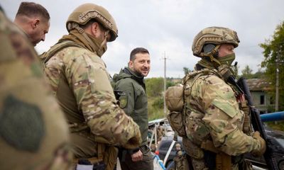 Zelenskiy condemns ‘vile Russian act’ after strike on dam floods his home city