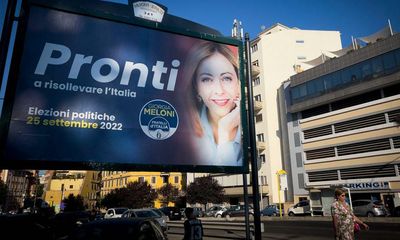Why Italy is on verge of electing its first far-right leader since second world war