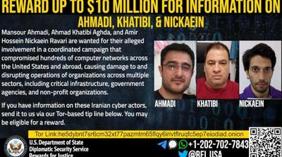 US Offers $10 Million Reward for Information on 3 Iranians over Hacking Scheme