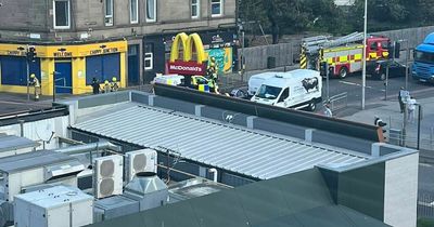 Edinburgh emergency services race to ongoing incident as smoke billows through flats