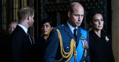 Prince William says walking with Queen's coffin brought back memories of Diana funeral
