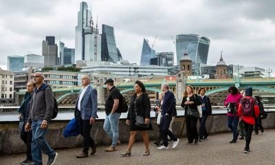 ‘She was our boss’: patience and camaraderie in queue to see Queen’s coffin