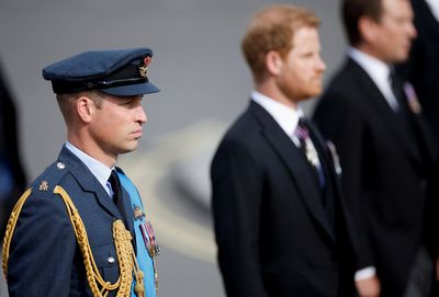 Prince William says walking behind queen's coffin brought back memories