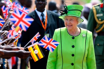 Ugandans celebrate the queen's life in church service