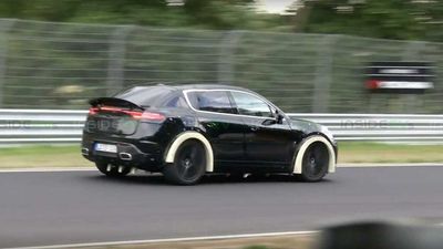 Watch 2023 Porsche Macan EV Silently Attack The Nurburgring