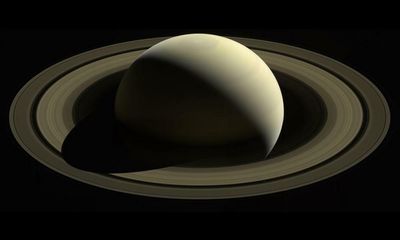 Saturn’s rings could be remains of moon that strayed too close, say scientists