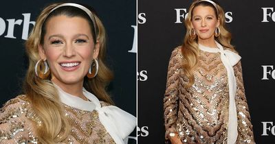 Blake Lively and Ryan Reynolds expecting fourth child as she debuts baby bump in gold
