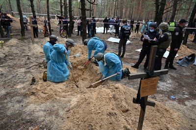‘Russia cannot bring anything but genocide’: Zelensky reveals mass grave with 440 bodies found in Izyum