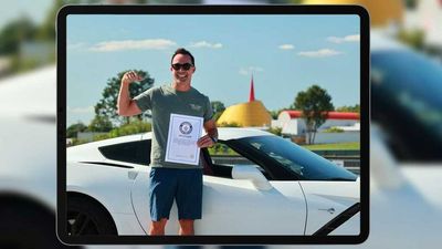 C7 Corvette Driver Sets A Guinness World Record For Driving Backwards