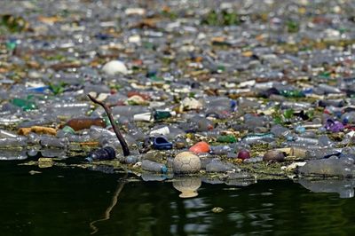 Plastic garbage covers Central American rivers, lakes and beaches